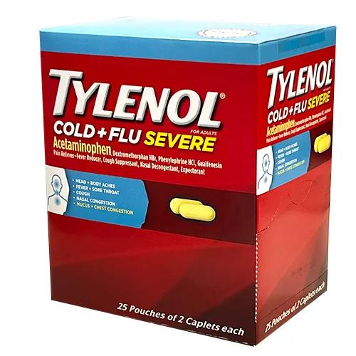 Tylenol Cold + Flu Severe 2/25 Box