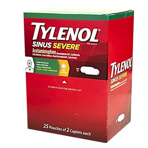 Tylenol Sinus Severe 2/25 Box